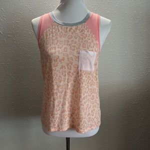 American Eagle Leopard Print Tank Top